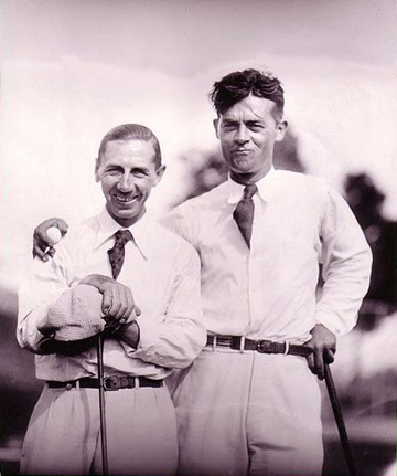 Wilfrid Reid and Joe Devany, circa 1924.